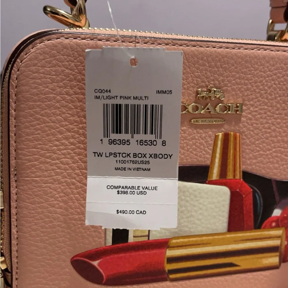 Coach ✅ x Tom Wesselmann Box crossbody with make up print 💄👛 - Picture 6 of 13